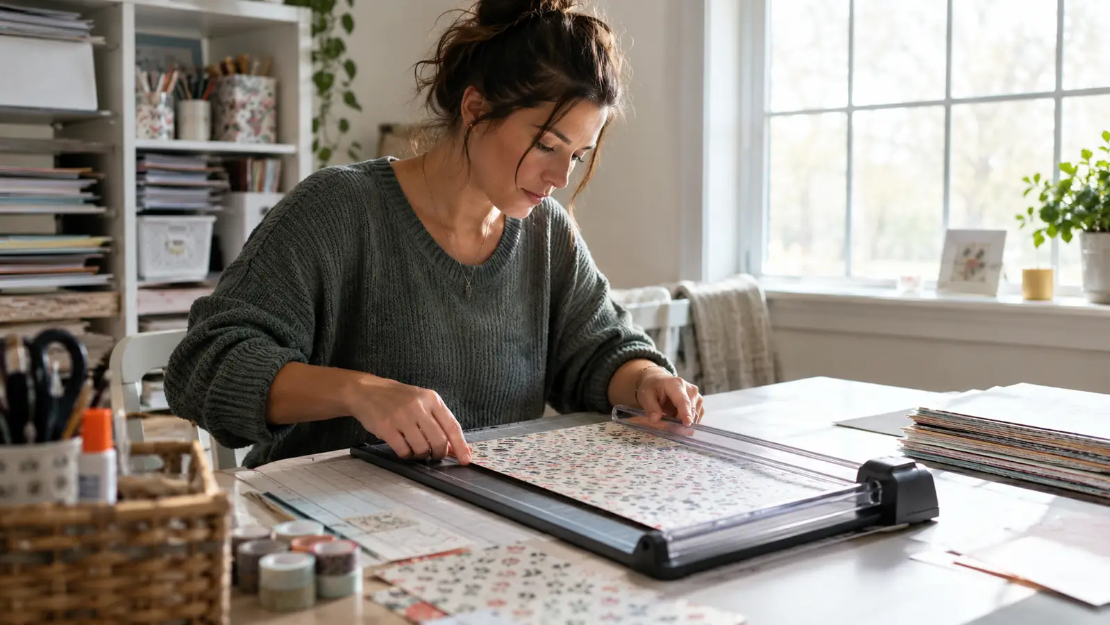 How to Cut Straight Scrapbook Paper with the Fiskars ProCision