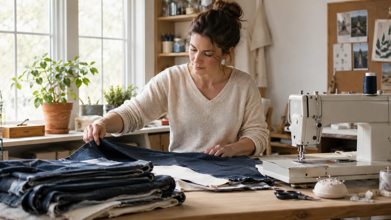 How to Sew Thick Fabric with the SINGER 4423